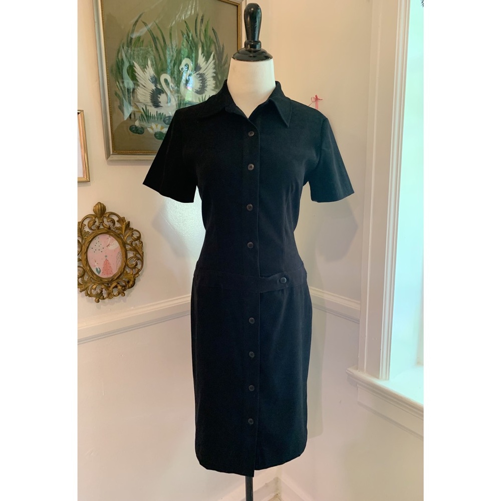 Vintage 1990’s ultra suede button front dress!